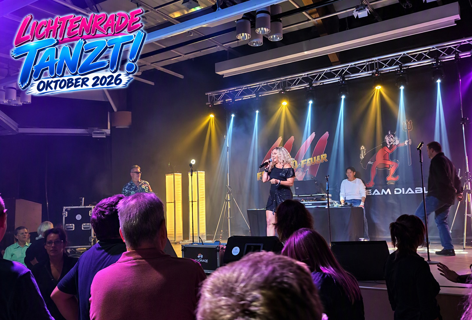 Live auf der Bühne – Stimmungsbild